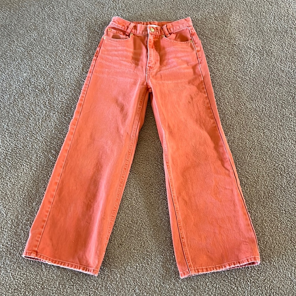 adorable orange BDG wide leg pants in perfect condition!
